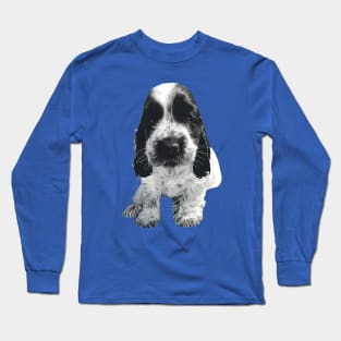 English Cocker Spaniel - Cute Blue Roan puppy dog Long Sleeve T-Shirt